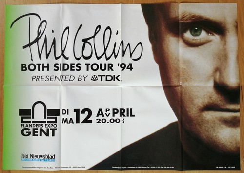 Phil collins affiche concert - collins,