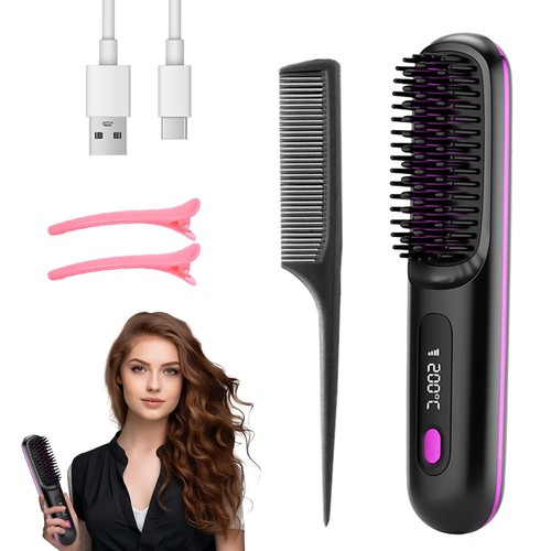 Brosse lissante sans fil - sans,
