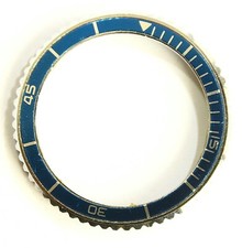 Lunette de montre de plongée YEMA sous-marine bleue   33,4 mm - J18-11