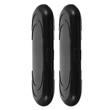  2PCS Boîte de rangement de rangement en plastique dur en plastique de pointe