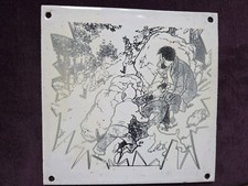 Plaque en émail Tintin  RARE