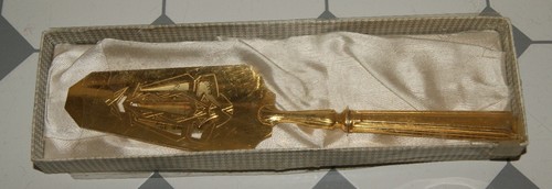 Plaque pelle tarte - or,