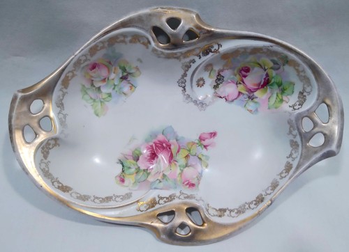 Vintage porclin serving - porclin, dish