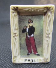 Fève Les tableaux Célèbre d'Art peinture MANET  Le Fifre - joueur de flûte #G21