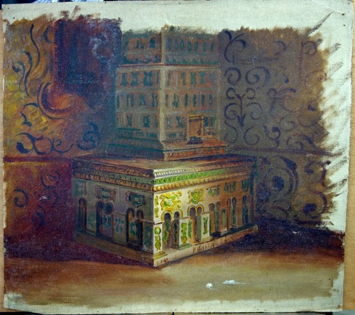 Grande belle huile sur - grande,