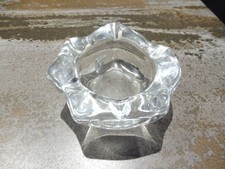 Cendrier en cristal signé Daum France – Vintage