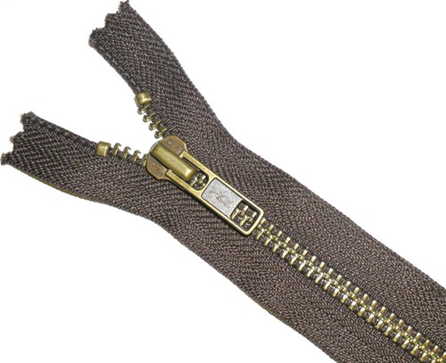 Ykk fermeture 13cm marron - ykk, 13cm,marron