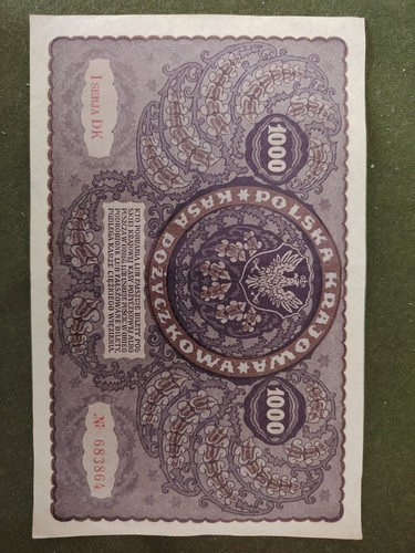 Billet pologne 1000 - billet,, marek