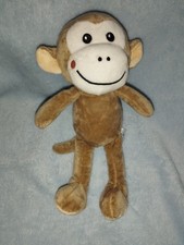 Doudou Peluche Singe Marron Arthur Et Lola Neuf