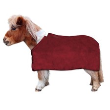 EQuest Dralon Couverture Cheval Special pour Shettys, Bordeaux - 100 CM de Sueur