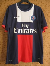 Maillot PSG Paris Saint Germain 2013 Fly Emirates Nike Marine - L