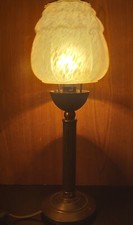 LAMPE COLONNE et LYRE ART DECO