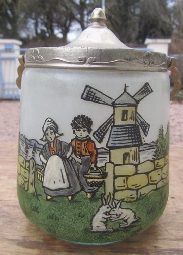 Superbe ancien pot biscuit - pot, a