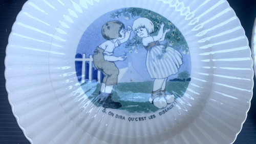 Assiettes digoin - 4,