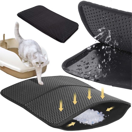 Tapis toilette pour chat - tapis, de