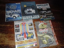 A VOIR !! LOT 5 ANCIENS CATALOGUES PIECES de RECHANGE " MEHARI - 2CV " 2006/21