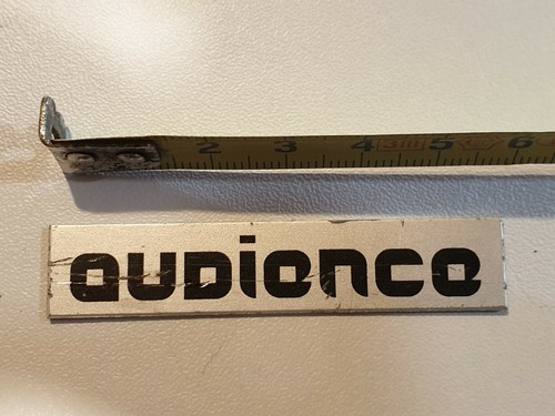 Original audience metal logo - audience,