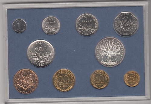 France coffret monnaies - france, bu