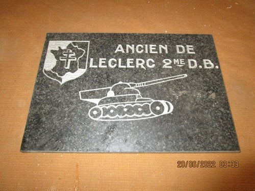 Ww2 plaque marbre gravée - ww2, /
