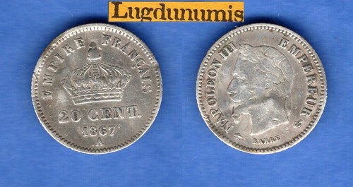 Centimes 1867 paris b - 20,