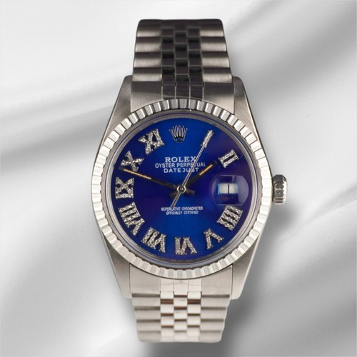 Rolex 36mm datejust - rolex, acier