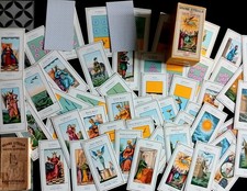 CARTOMANCIE – GRAND ETTEILLA OU TAROTS EGYPTIENS – GRIMAUD 1977 COMPLET