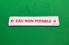 Etiquette - Stickers  "EAU NON POTABLE"
