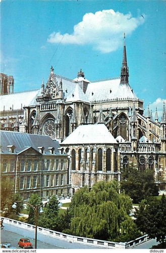 Carte postale reims - carte,