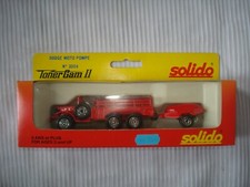 SOLIDO POMPIERS n°3004 : Dodge moto pompe - neuf en boîte