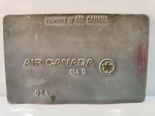 Plaque De Validation De Billet D'Avion AIR CANADA AC 014 Vintage