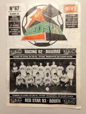 PROGRAMME N°67 RED STAR 93 -
