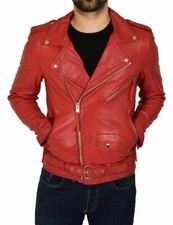 Veste en cuir souple