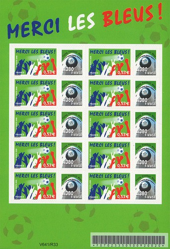 Sheetlet perso stamps - sheetlet,