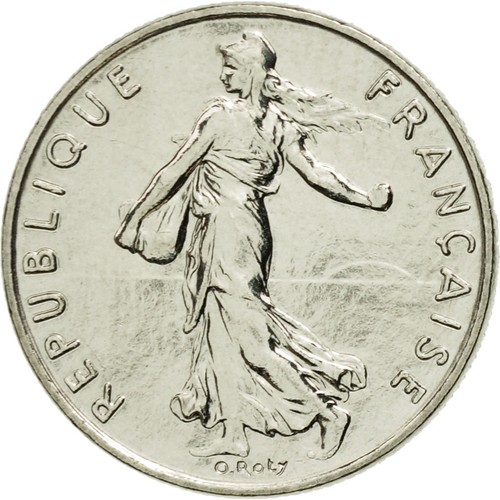 Monnaie france semeuse 1 2 - monnaie,, france,