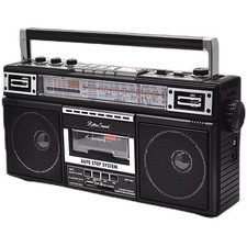 Lecteur cassette radio rétro