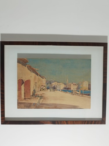 Aquarelle signée paul - aquarelle,