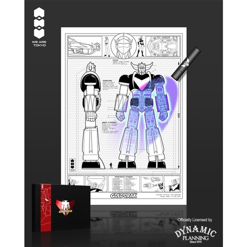 Grendizer goldorak poster uv - goldorak,