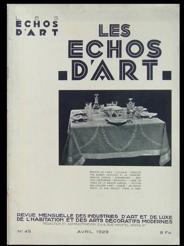 Les echos art 1929 - les,