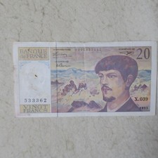 Billet ancien France 20 francs