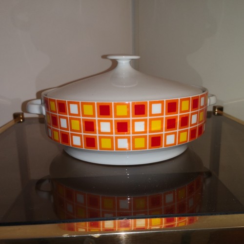 Soupière légumier porcelaine - légumier,
