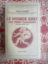 Cloché Paul Le Monde Grec au
