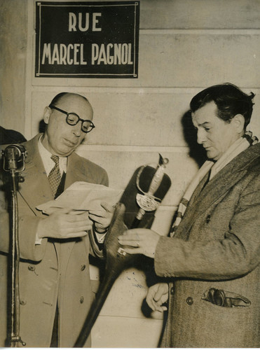 Marcel pagnol receiving his - marcel,