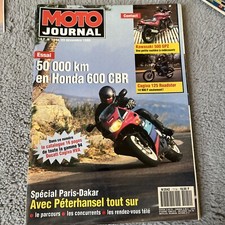 MOTO JOURNAL 1114 Essai Road Test KAWASAKI GPZ 500 HONDA CBR 600 CAGIVA 521 125
