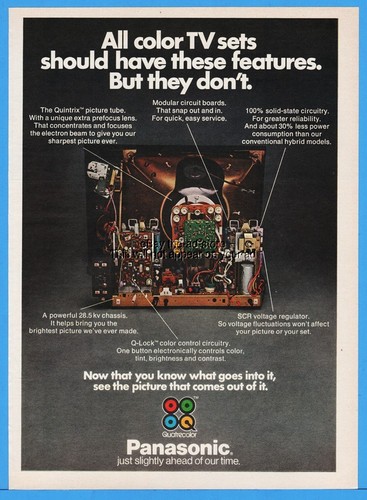 1974 panasonic color sets - 1974, tv