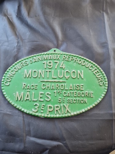 Plaque concours agricole - de,