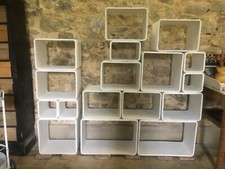 Bibliothèque modulable fibrociment Willy Guhl