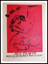 Marc CHAGALL : Musée des Arts décoratifs, lithographie 1959