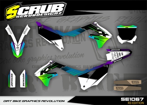 Kit stickers graphics kawasaki - kit,