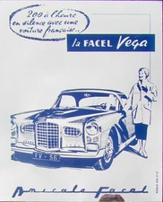 FACEL VEGA HK 500 GLACE MIROIR