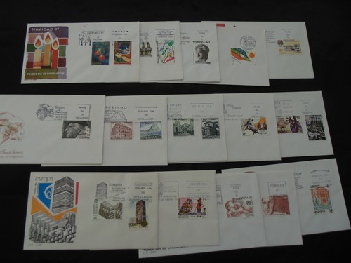 Espagne enveloppes 1er - 15,